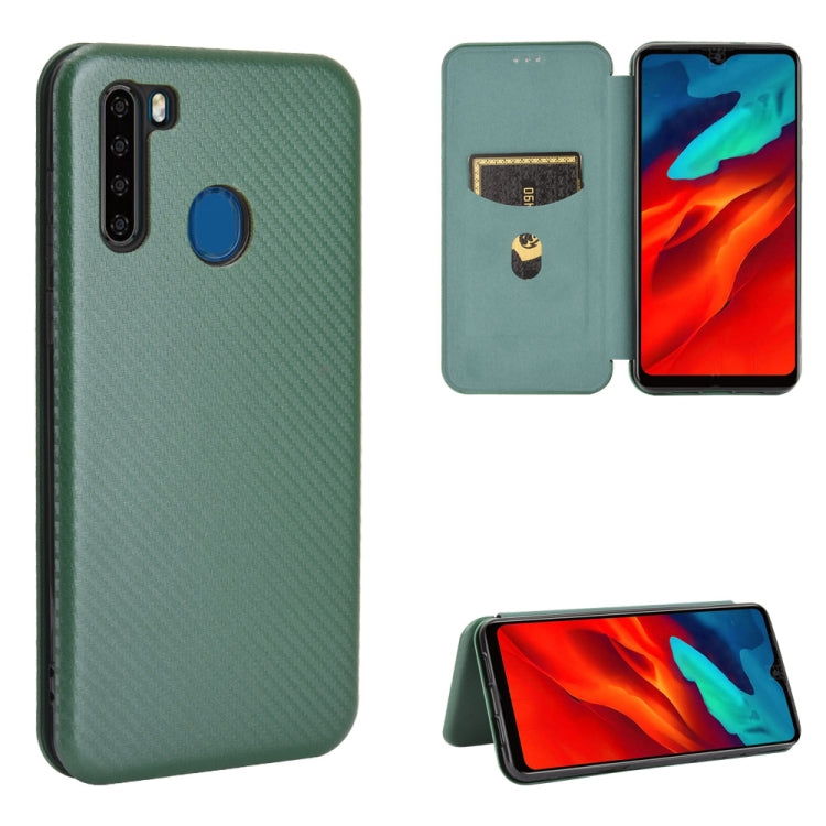 Carbon Fiber Texture Magnetic Horizontal Flip TPU + PC + PU Leather Case with Card Slot, For Blackview A80 Pro, For Oukitel C19, For Blackview BV5500 / BV5500 Pro / BV5500 Plus, For Oukitel C18 Pro, For Oukitel C17 / C17 Pro, For Sharp Aquos R5G       ...