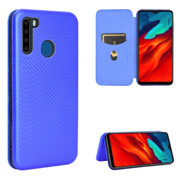 Carbon Fiber Texture Magnetic Horizontal Flip TPU + PC + PU Leather Case with Card Slot, For Blackview A80 Pro, For Oukitel C19, For Blackview BV5500 / BV5500 Pro / BV5500 Plus, For Oukitel C18 Pro, For Oukitel C17 / C17 Pro, For Sharp Aquos R5G       ...
