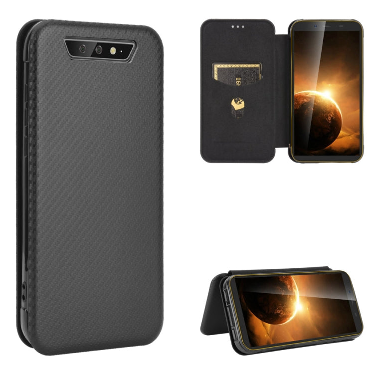 Carbon Fiber Texture Magnetic Horizontal Flip TPU + PC + PU Leather Case with Card Slot, For Blackview A80 Pro, For Oukitel C19, For Blackview BV5500 / BV5500 Pro / BV5500 Plus, For Oukitel C18 Pro, For Oukitel C17 / C17 Pro, For Sharp Aquos R5G       ...