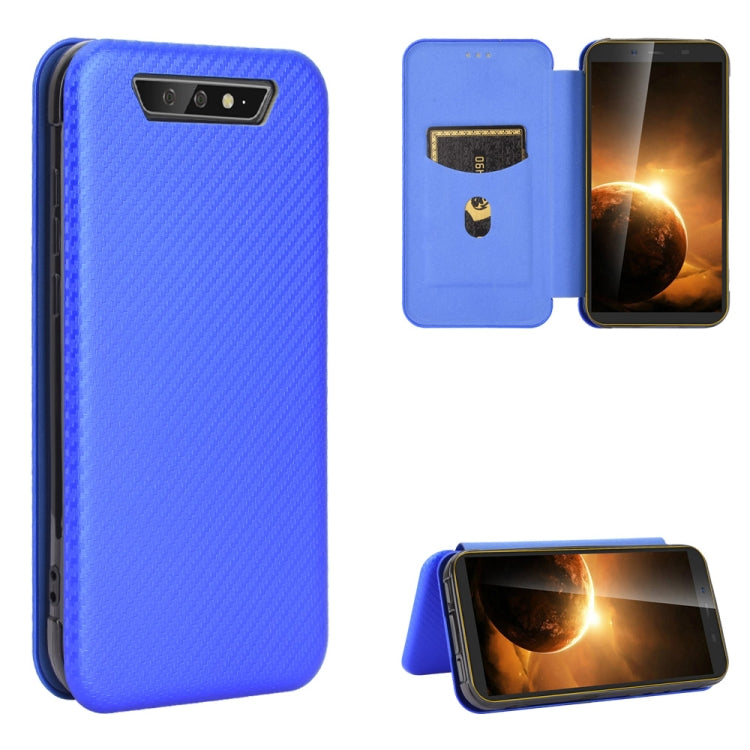 Carbon Fiber Texture Magnetic Horizontal Flip TPU + PC + PU Leather Case with Card Slot, For Blackview A80 Pro, For Oukitel C19, For Blackview BV5500 / BV5500 Pro / BV5500 Plus, For Oukitel C18 Pro, For Oukitel C17 / C17 Pro, For Sharp Aquos R5G       ...