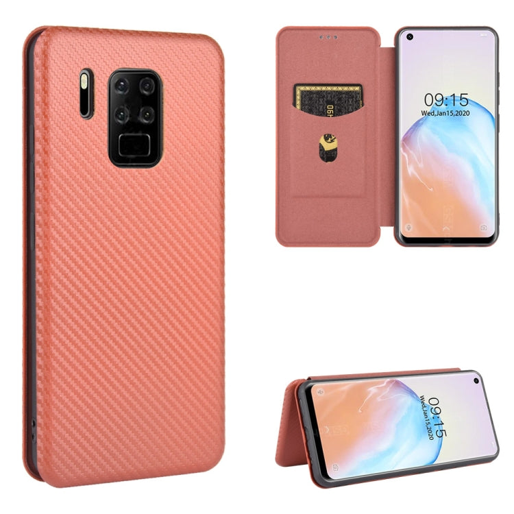 Carbon Fiber Texture Magnetic Horizontal Flip TPU + PC + PU Leather Case with Card Slot, For Blackview A80 Pro, For Oukitel C19, For Blackview BV5500 / BV5500 Pro / BV5500 Plus, For Oukitel C18 Pro, For Oukitel C17 / C17 Pro, For Sharp Aquos R5G       ...