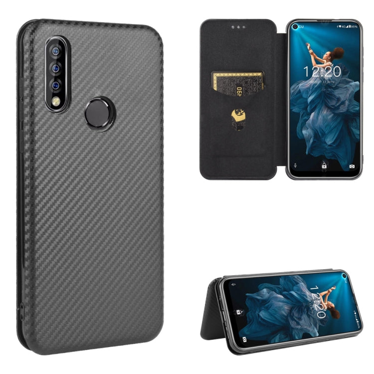 Carbon Fiber Texture Magnetic Horizontal Flip TPU + PC + PU Leather Case with Card Slot, For Blackview A80 Pro, For Oukitel C19, For Blackview BV5500 / BV5500 Pro / BV5500 Plus, For Oukitel C18 Pro, For Oukitel C17 / C17 Pro, For Sharp Aquos R5G       ...