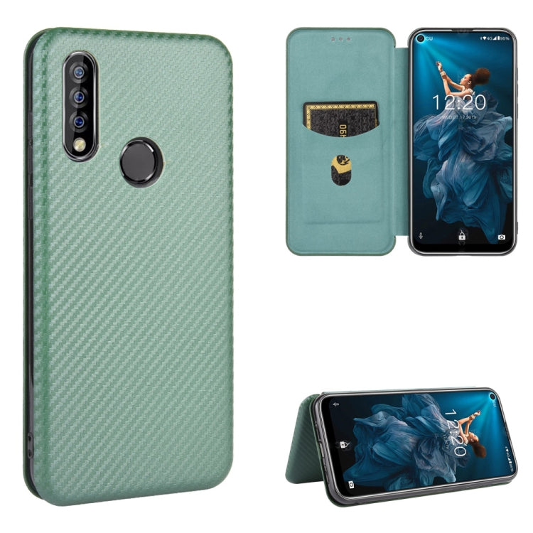 Carbon Fiber Texture Magnetic Horizontal Flip TPU + PC + PU Leather Case with Card Slot, For Blackview A80 Pro, For Oukitel C19, For Blackview BV5500 / BV5500 Pro / BV5500 Plus, For Oukitel C18 Pro, For Oukitel C17 / C17 Pro, For Sharp Aquos R5G       ...