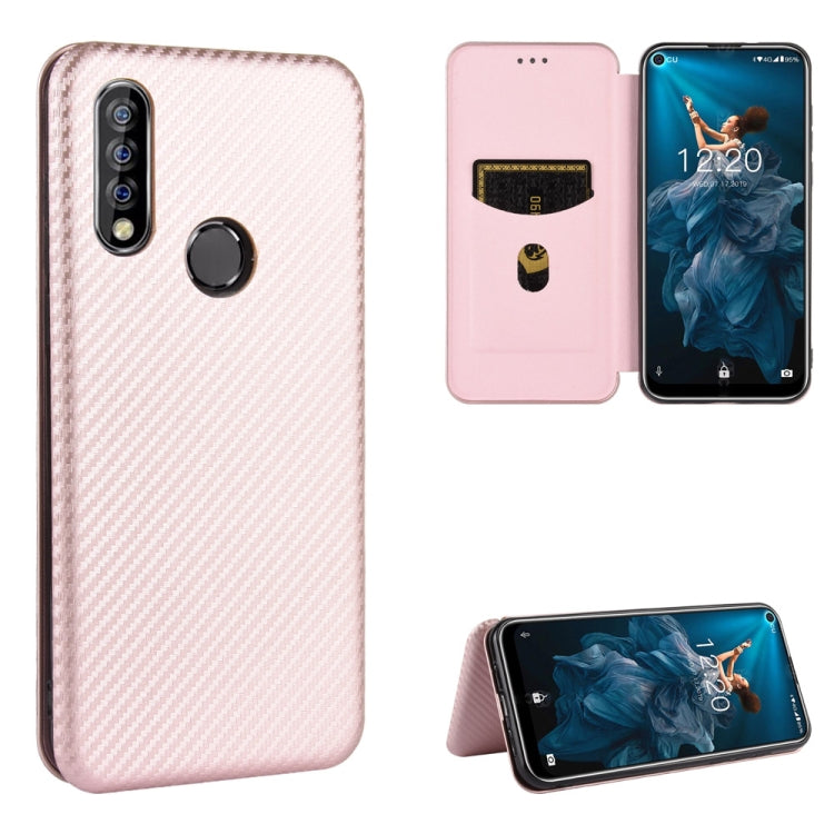Carbon Fiber Texture Magnetic Horizontal Flip TPU + PC + PU Leather Case with Card Slot, For Blackview A80 Pro, For Oukitel C19, For Blackview BV5500 / BV5500 Pro / BV5500 Plus, For Oukitel C18 Pro, For Oukitel C17 / C17 Pro, For Sharp Aquos R5G       ...
