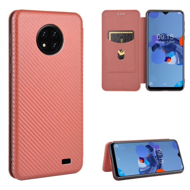 Carbon Fiber Texture Magnetic Horizontal Flip TPU + PC + PU Leather Case with Card Slot, For Blackview A80 Pro, For Oukitel C19, For Blackview BV5500 / BV5500 Pro / BV5500 Plus, For Oukitel C18 Pro, For Oukitel C17 / C17 Pro, For Sharp Aquos R5G       ...