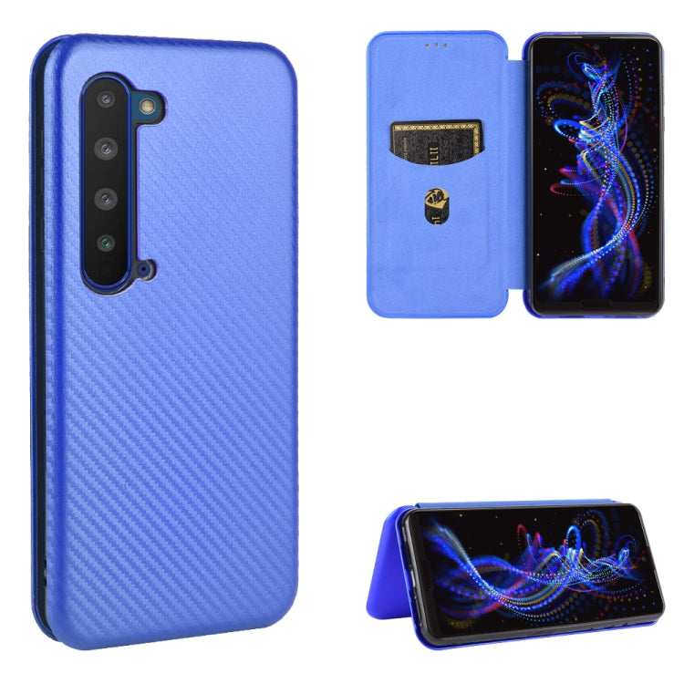 Carbon Fiber Texture Magnetic Horizontal Flip TPU + PC + PU Leather Case with Card Slot, For Blackview A80 Pro, For Oukitel C19, For Blackview BV5500 / BV5500 Pro / BV5500 Plus, For Oukitel C18 Pro, For Oukitel C17 / C17 Pro, For Sharp Aquos R5G       ...