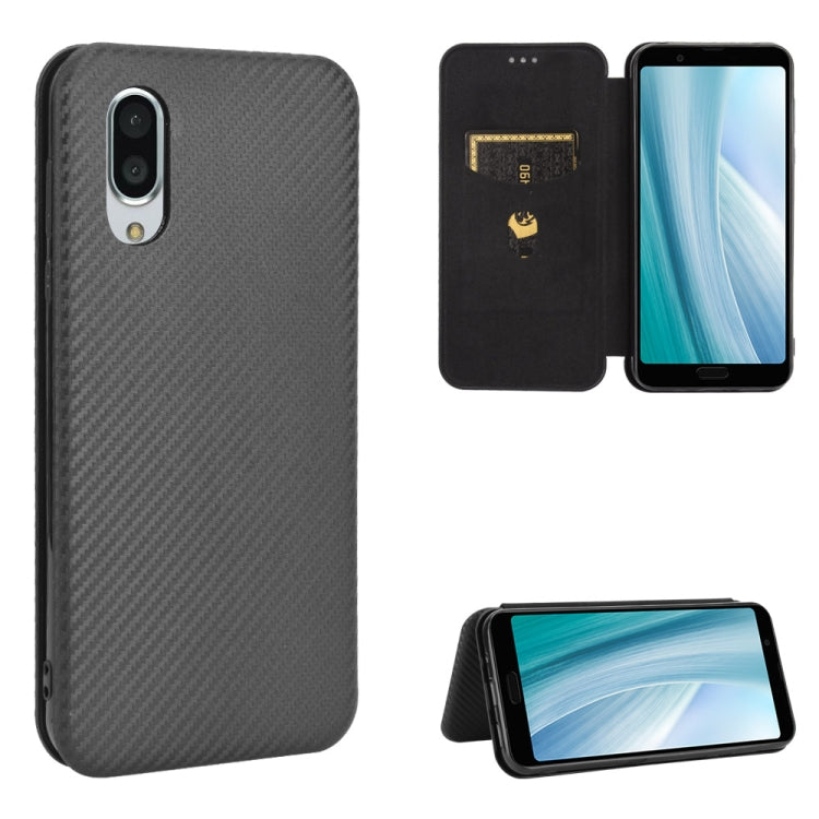 Carbon Fiber Texture Magnetic Horizontal Flip TPU + PC + PU Leather Case with Card Slot, For Blackview A80 Pro, For Oukitel C19, For Blackview BV5500 / BV5500 Pro / BV5500 Plus, For Oukitel C18 Pro, For Oukitel C17 / C17 Pro, For Sharp Aquos R5G       ...