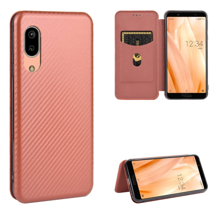 Carbon Fiber Texture Magnetic Horizontal Flip TPU + PC + PU Leather Case with Card Slot, For Blackview A80 Pro, For Oukitel C19, For Blackview BV5500 / BV5500 Pro / BV5500 Plus, For Oukitel C18 Pro, For Oukitel C17 / C17 Pro, For Sharp Aquos R5G       ...