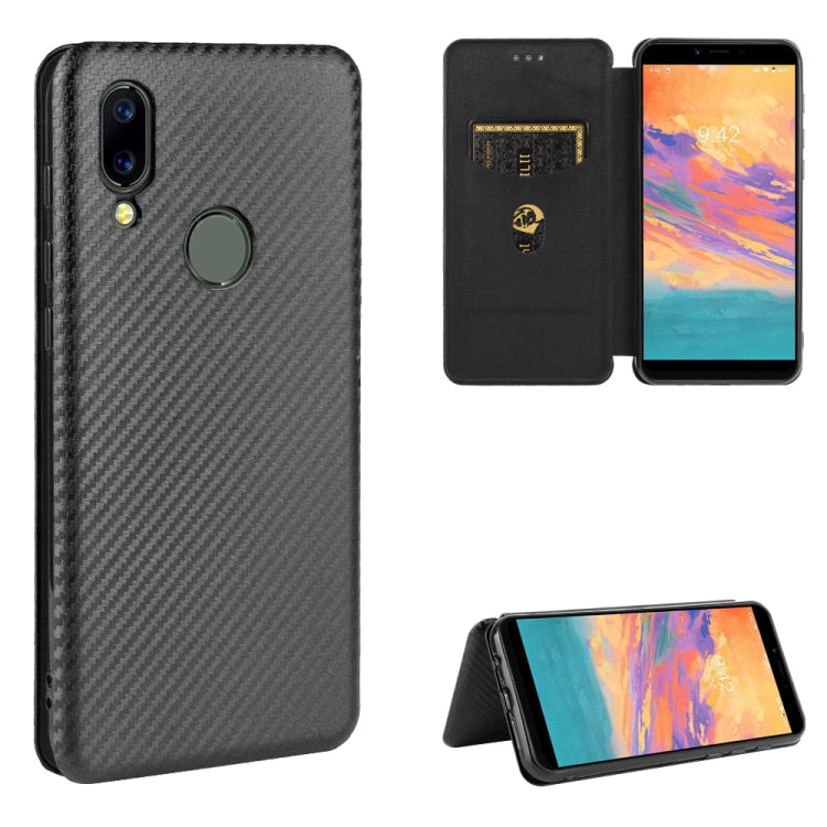 Carbon Fiber Texture Magnetic Horizontal Flip TPU + PC + PU Leather Case with Card Slot, For Blackview A80 Pro, For Oukitel C19, For Blackview BV5500 / BV5500 Pro / BV5500 Plus, For Oukitel C18 Pro, For Oukitel C17 / C17 Pro, For Sharp Aquos R5G       ...
