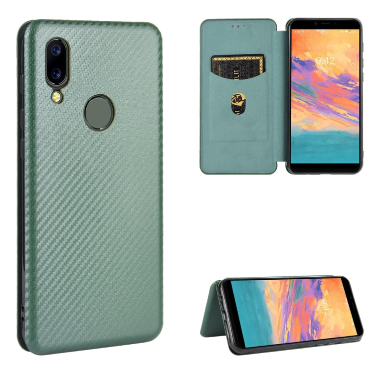 Carbon Fiber Texture Magnetic Horizontal Flip TPU + PC + PU Leather Case with Card Slot, For Blackview A80 Pro, For Oukitel C19, For Blackview BV5500 / BV5500 Pro / BV5500 Plus, For Oukitel C18 Pro, For Oukitel C17 / C17 Pro, For Sharp Aquos R5G       ...