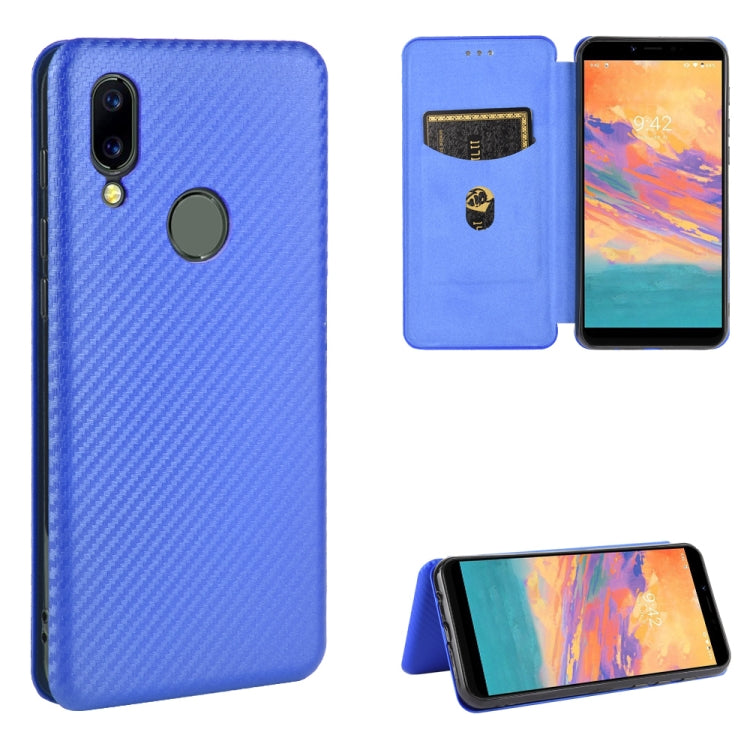 Carbon Fiber Texture Magnetic Horizontal Flip TPU + PC + PU Leather Case with Card Slot, For Blackview A80 Pro, For Oukitel C19, For Blackview BV5500 / BV5500 Pro / BV5500 Plus, For Oukitel C18 Pro, For Oukitel C17 / C17 Pro, For Sharp Aquos R5G       ...