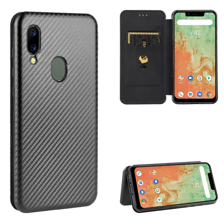 Carbon Fiber Texture Magnetic Horizontal Flip TPU + PC + PU Leather Case with Card Slot, For UMIDIGI A3X, For UMIDIGI A7 Pro, For UMIDIGI F2, For UMIDIGI Power 3, For UMIDIGI S5 Pro