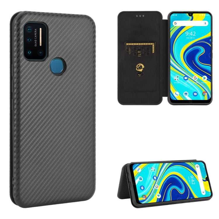 Carbon Fiber Texture Magnetic Horizontal Flip TPU + PC + PU Leather Case with Card Slot, For UMIDIGI A3X, For UMIDIGI A7 Pro, For UMIDIGI F2, For UMIDIGI Power 3, For UMIDIGI S5 Pro