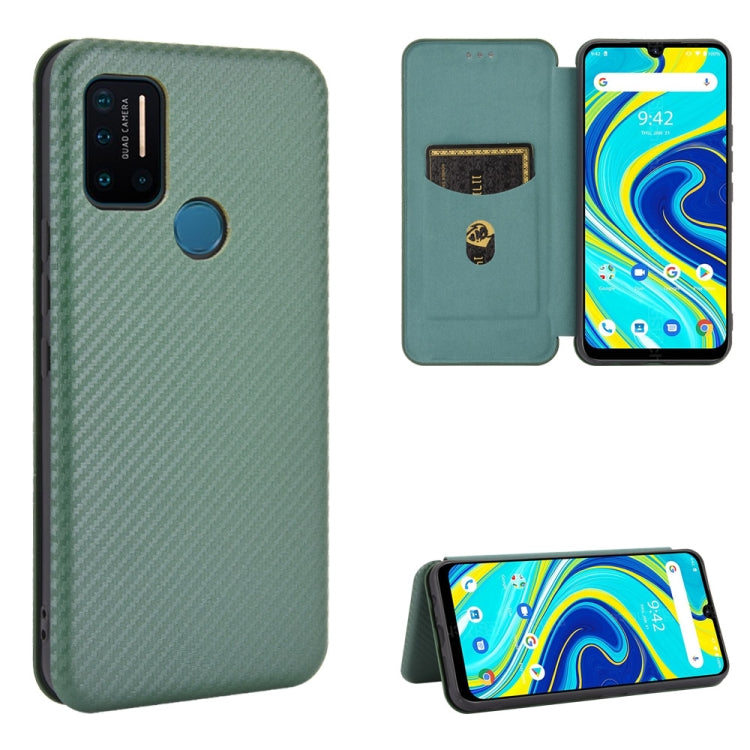 Carbon Fiber Texture Magnetic Horizontal Flip TPU + PC + PU Leather Case with Card Slot, For UMIDIGI A3X, For UMIDIGI A7 Pro, For UMIDIGI F2, For UMIDIGI Power 3, For UMIDIGI S5 Pro