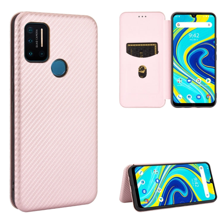 Carbon Fiber Texture Magnetic Horizontal Flip TPU + PC + PU Leather Case with Card Slot, For UMIDIGI A3X, For UMIDIGI A7 Pro, For UMIDIGI F2, For UMIDIGI Power 3, For UMIDIGI S5 Pro