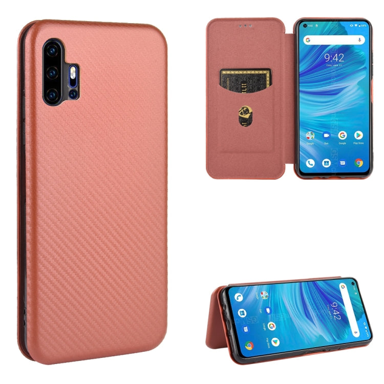 Carbon Fiber Texture Magnetic Horizontal Flip TPU + PC + PU Leather Case with Card Slot, For UMIDIGI A3X, For UMIDIGI A7 Pro, For UMIDIGI F2, For UMIDIGI Power 3, For UMIDIGI S5 Pro