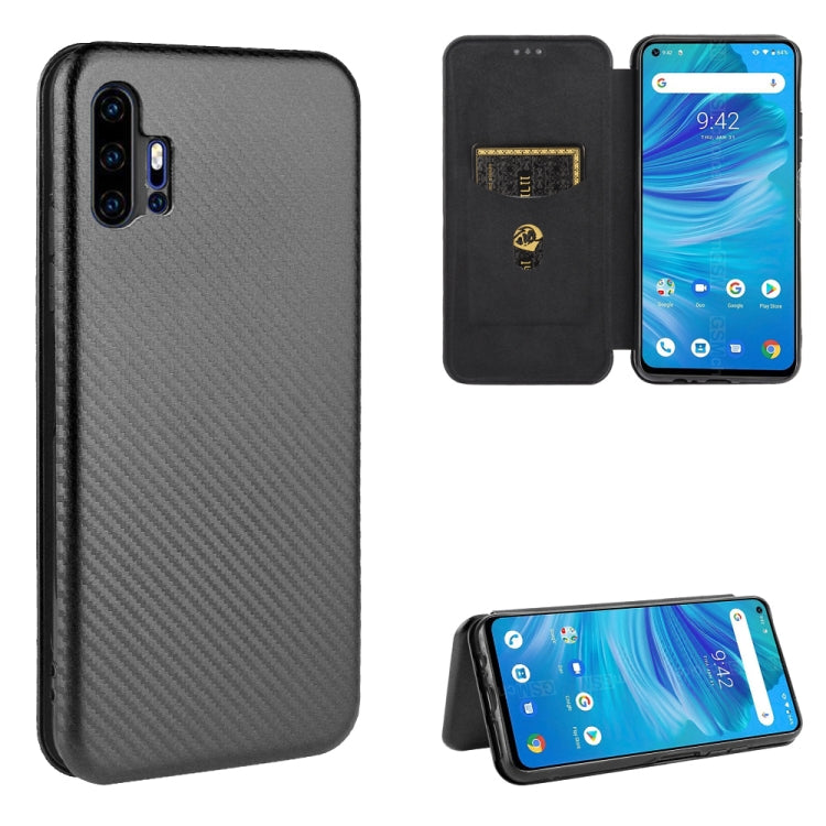 Carbon Fiber Texture Magnetic Horizontal Flip TPU + PC + PU Leather Case with Card Slot, For UMIDIGI A3X, For UMIDIGI A7 Pro, For UMIDIGI F2, For UMIDIGI Power 3, For UMIDIGI S5 Pro