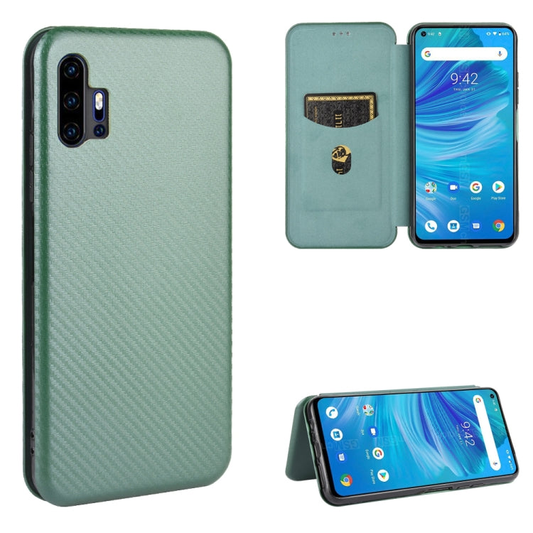 Carbon Fiber Texture Magnetic Horizontal Flip TPU + PC + PU Leather Case with Card Slot, For UMIDIGI A3X, For UMIDIGI A7 Pro, For UMIDIGI F2, For UMIDIGI Power 3, For UMIDIGI S5 Pro