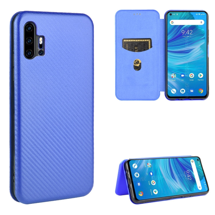 Carbon Fiber Texture Magnetic Horizontal Flip TPU + PC + PU Leather Case with Card Slot, For UMIDIGI A3X, For UMIDIGI A7 Pro, For UMIDIGI F2, For UMIDIGI Power 3, For UMIDIGI S5 Pro