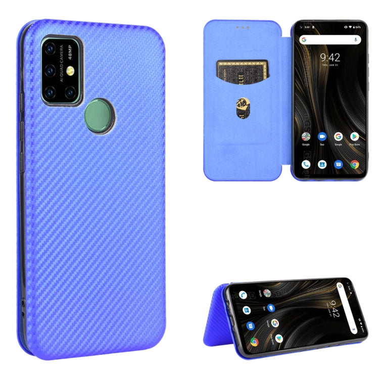 Carbon Fiber Texture Magnetic Horizontal Flip TPU + PC + PU Leather Case with Card Slot, For UMIDIGI A3X, For UMIDIGI A7 Pro, For UMIDIGI F2, For UMIDIGI Power 3, For UMIDIGI S5 Pro