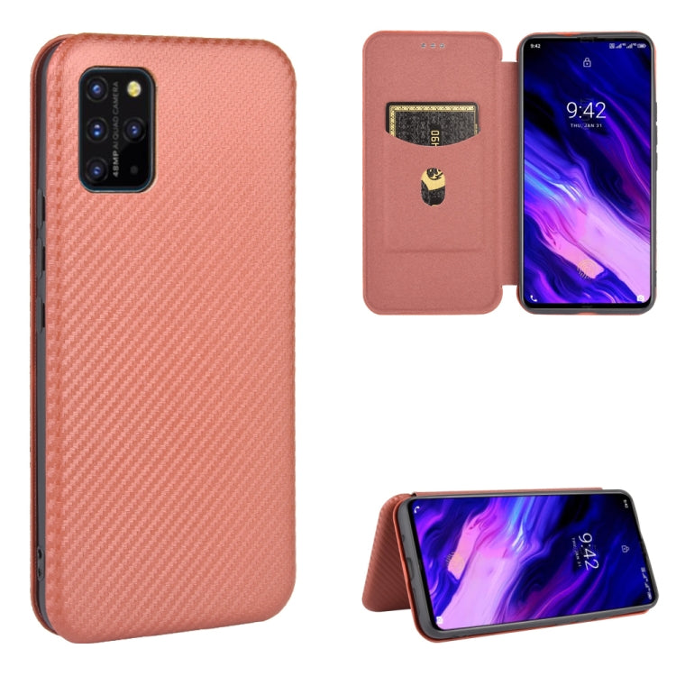 Carbon Fiber Texture Magnetic Horizontal Flip TPU + PC + PU Leather Case with Card Slot, For UMIDIGI A3X, For UMIDIGI A7 Pro, For UMIDIGI F2, For UMIDIGI Power 3, For UMIDIGI S5 Pro
