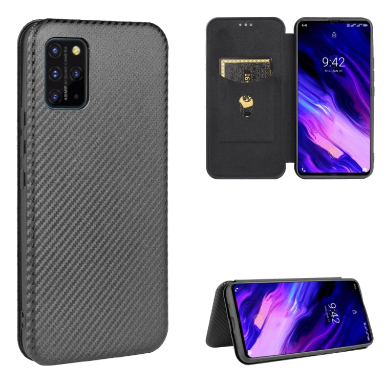 Carbon Fiber Texture Magnetic Horizontal Flip TPU + PC + PU Leather Case with Card Slot, For UMIDIGI A3X, For UMIDIGI A7 Pro, For UMIDIGI F2, For UMIDIGI Power 3, For UMIDIGI S5 Pro