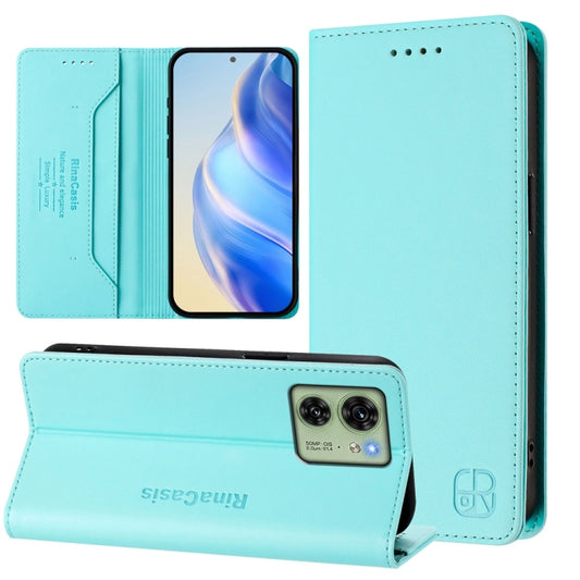 RC01 Dual-Folded Magnetic Suction RFID Leather Phone Case, For Motorola Edge 40 / Edge 2023 US, For Motorola Edge 40 Neo, For Motorola Edge+ 2023 / Edge 40 Pro, For Motorola Edge 30 Neo, For Motorola Edge 2022 / Edge 5G UW 2022, For Motorola Edge 30