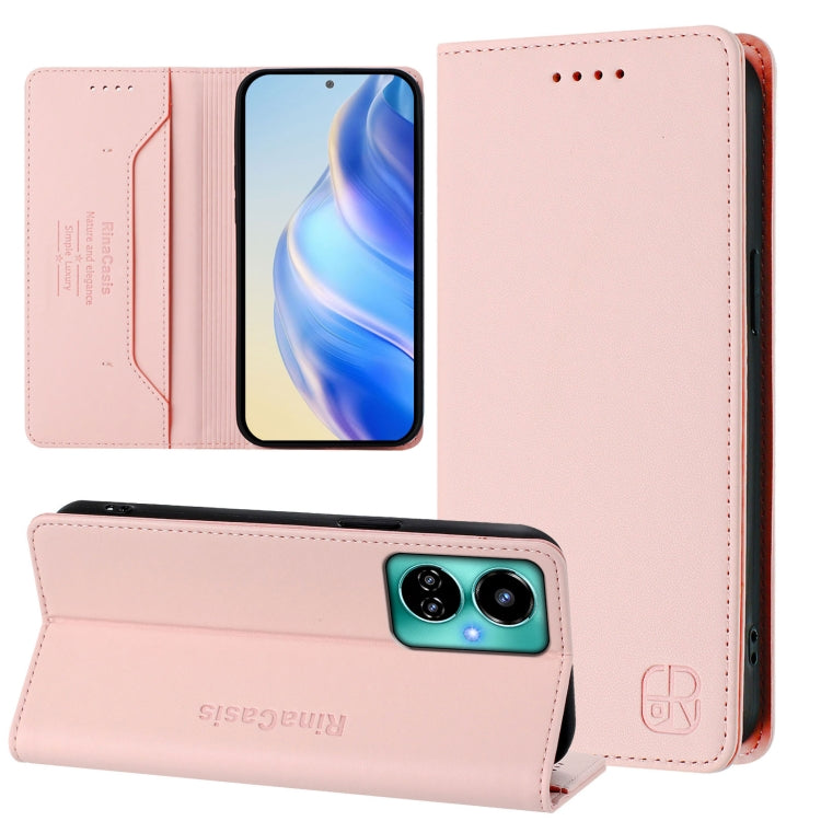 RC01 Dual-Folded Magnetic Suction RFID Leather Phone Case, For Tecno Spark 10C / 10 4G, For Tecno Spark 10 Pro 5G / K17 4G, For Tecno Spark 20 Pro 5G, For Tecno Camon 19 / 19 Pro 5G, For Tecno Pova 4 Pro 4G, For Tecno Pova 4