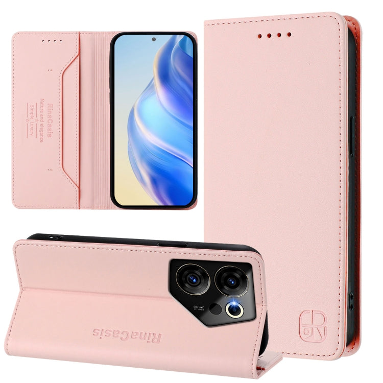 RC01 Dual-Folded Magnetic Suction RFID Leather Phone Case, For Tecno Pova 5, For Tecno Camon 20 Premier 5G, For Tecno Camon 20 Pro 5G, For Tecno Camon 20 4G / 20 Pro 4G, For Tecno Pop 7/ 7 Pro / Spark GO 2023, For Tecno Spark 10 5G