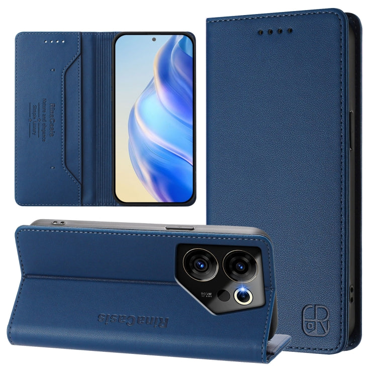 RC01 Dual-Folded Magnetic Suction RFID Leather Phone Case, For Tecno Pova 5, For Tecno Camon 20 Premier 5G, For Tecno Camon 20 Pro 5G, For Tecno Camon 20 4G / 20 Pro 4G, For Tecno Pop 7/ 7 Pro / Spark GO 2023, For Tecno Spark 10 5G