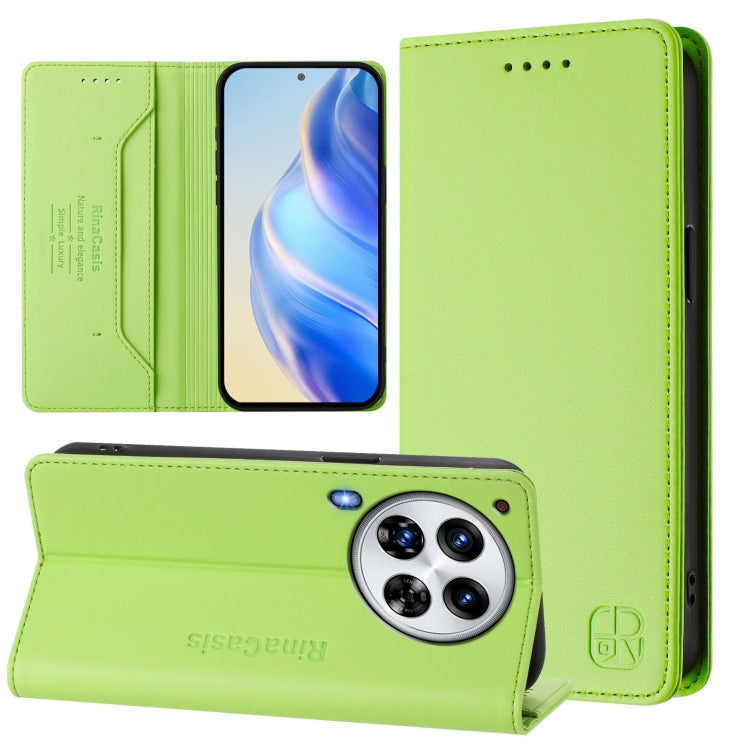 RC01 Dual-Folded Magnetic Suction RFID Leather Phone Case, For Tecno Pop 6C / itel A18, For Tecno Spark 10 Pro Magic, For Tecno Camon 30 Premier 5G, For Tecno Pova 6 Neo, For Tecno Pova 6 4G, For Tecno Pova 6 5G / 6 Pro 5G