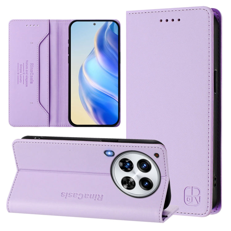 RC01 Dual-Folded Magnetic Suction RFID Leather Phone Case, For Tecno Pop 6C / itel A18, For Tecno Spark 10 Pro Magic, For Tecno Camon 30 Premier 5G, For Tecno Pova 6 Neo, For Tecno Pova 6 4G, For Tecno Pova 6 5G / 6 Pro 5G