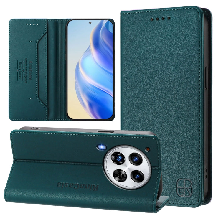 RC01 Dual-Folded Magnetic Suction RFID Leather Phone Case, For Tecno Pop 6C / itel A18, For Tecno Spark 10 Pro Magic, For Tecno Camon 30 Premier 5G, For Tecno Pova 6 Neo, For Tecno Pova 6 4G, For Tecno Pova 6 5G / 6 Pro 5G