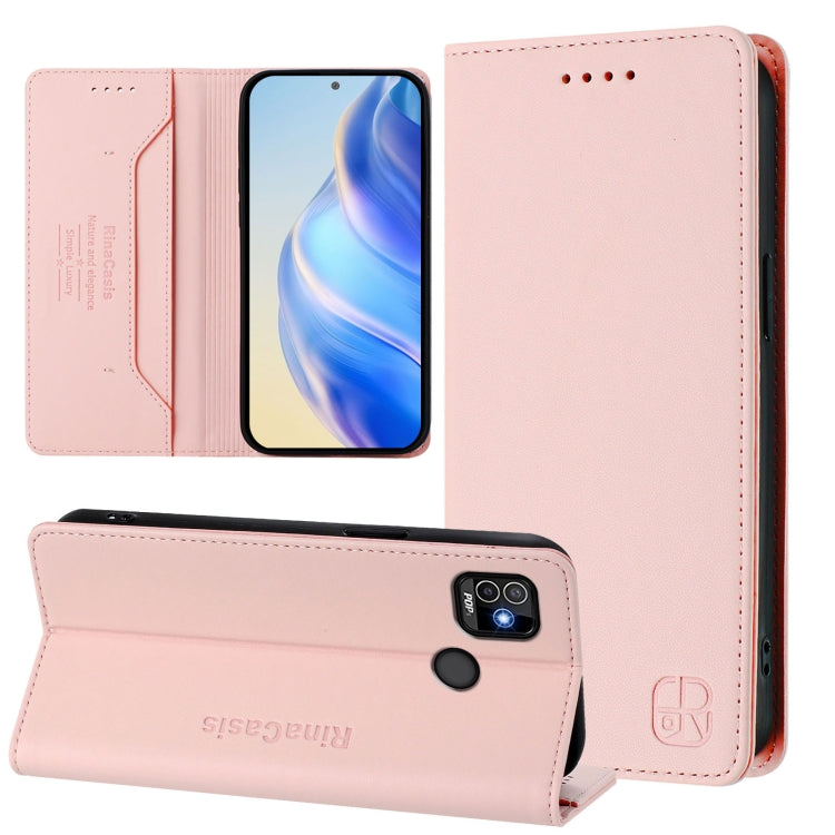 RC01 Dual-Folded Magnetic Suction RFID Leather Phone Case, For Tecno Pova Neo 2, For Tecno Spark GO 2022 / 8C / 9, For Tecno Spark 9T / 9 Pro, For Tecno Pova 3, For Tecno Pop 5, For Tecno Spark 7P