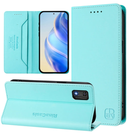 RC01 Dual-Folded Magnetic Suction RFID Leather Phone Case, For Tecno Pop 6C / itel A18, For Tecno Spark 10 Pro Magic, For Tecno Camon 30 Premier 5G, For Tecno Pova 6 Neo, For Tecno Pova 6 4G, For Tecno Pova 6 5G / 6 Pro 5G