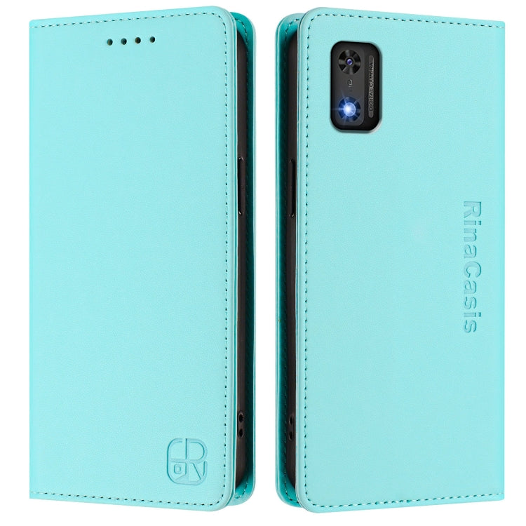 RC01 Dual-Folded Magnetic Suction RFID Leather Phone Case, For Tecno Pop 6C / itel A18, For Tecno Spark 10 Pro Magic, For Tecno Camon 30 Premier 5G, For Tecno Pova 6 Neo, For Tecno Pova 6 4G, For Tecno Pova 6 5G / 6 Pro 5G