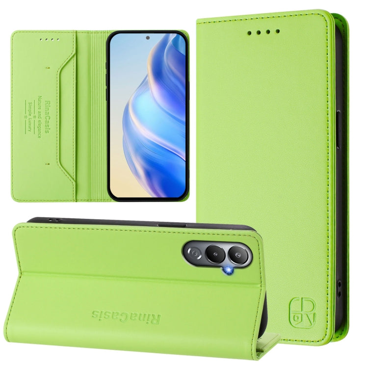 RC01 Dual-Folded Magnetic Suction RFID Leather Phone Case, For Tecno Spark 10C / 10 4G, For Tecno Spark 10 Pro 5G / K17 4G, For Tecno Spark 20 Pro 5G, For Tecno Camon 19 / 19 Pro 5G, For Tecno Pova 4 Pro 4G, For Tecno Pova 4