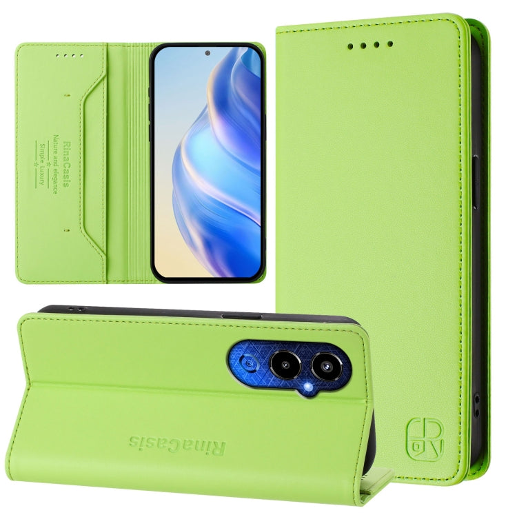RC01 Dual-Folded Magnetic Suction RFID Leather Phone Case, For Tecno Spark 10C / 10 4G, For Tecno Spark 10 Pro 5G / K17 4G, For Tecno Spark 20 Pro 5G, For Tecno Camon 19 / 19 Pro 5G, For Tecno Pova 4 Pro 4G, For Tecno Pova 4