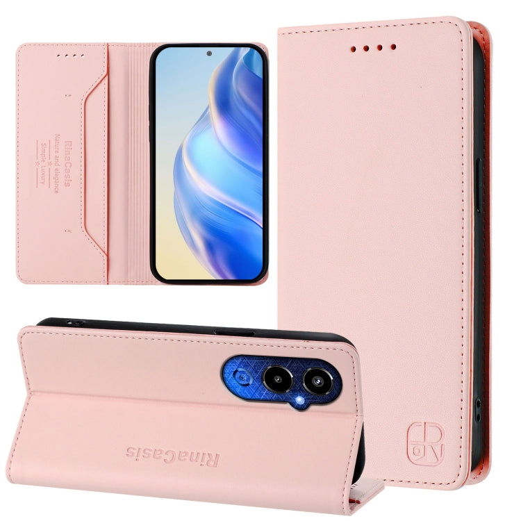 RC01 Dual-Folded Magnetic Suction RFID Leather Phone Case, For Tecno Spark 10C / 10 4G, For Tecno Spark 10 Pro 5G / K17 4G, For Tecno Spark 20 Pro 5G, For Tecno Camon 19 / 19 Pro 5G, For Tecno Pova 4 Pro 4G, For Tecno Pova 4