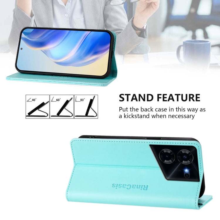 RC01 Dual-Folded Magnetic Suction RFID Leather Phone Case, For Tecno Pova 5, For Tecno Camon 20 Premier 5G, For Tecno Camon 20 Pro 5G, For Tecno Camon 20 4G / 20 Pro 4G, For Tecno Pop 7/ 7 Pro / Spark GO 2023, For Tecno Spark 10 5G