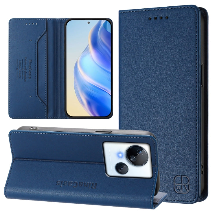 RC01 Dual-Folded Magnetic Suction RFID Leather Phone Case, For Tecno Pova 5, For Tecno Camon 20 Premier 5G, For Tecno Camon 20 Pro 5G, For Tecno Camon 20 4G / 20 Pro 4G, For Tecno Pop 7/ 7 Pro / Spark GO 2023, For Tecno Spark 10 5G