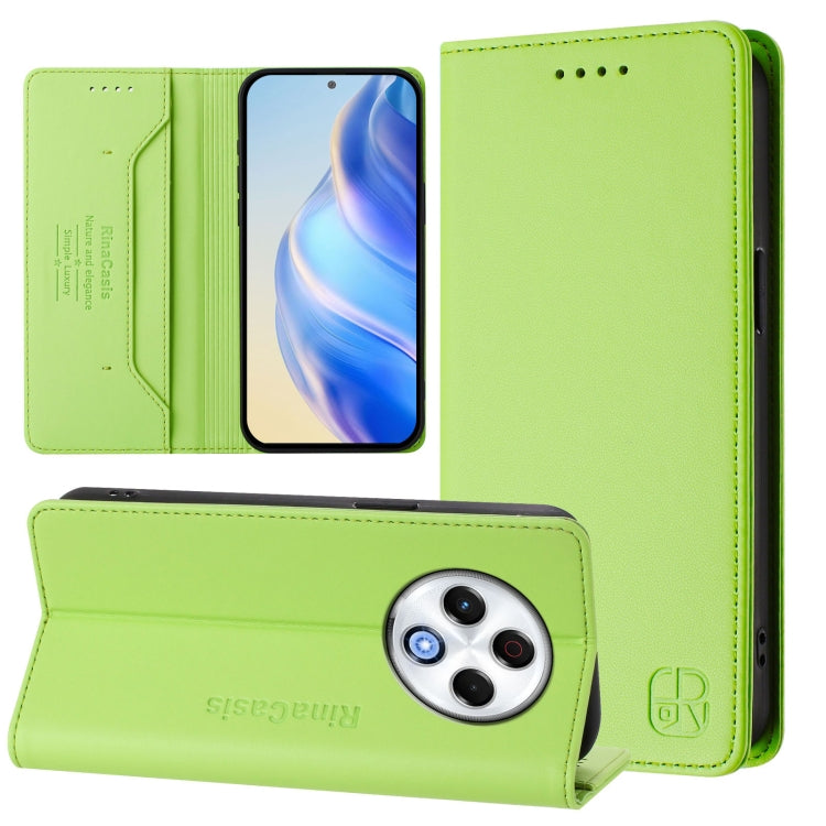 RC01 Dual-Folded Magnetic Suction RFID Leather Phone Case, For Tecno Camon 30S / 30S Pro 5G, For Tecno Spark 30 5G / Pova 6 Neo 5G, For Tecno Spark 30 Pro 4G, For Tecno Spark 30 4G, For Tecno Spark 30C 5G / Pop 9 5G, For Tecno Spark 30C
