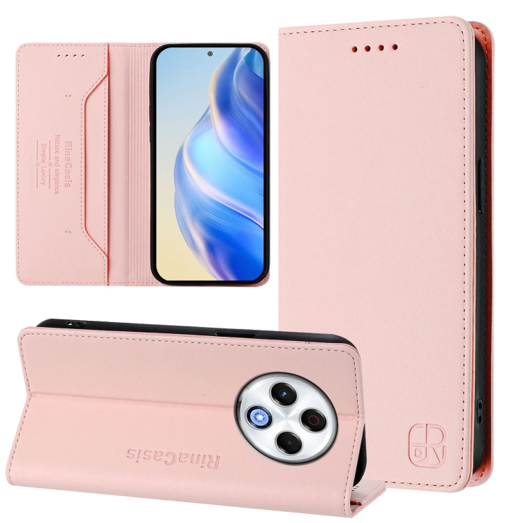 RC01 Dual-Folded Magnetic Suction RFID Leather Phone Case, For Tecno Camon 30S / 30S Pro 5G, For Tecno Spark 30 5G / Pova 6 Neo 5G, For Tecno Spark 30 Pro 4G, For Tecno Spark 30 4G, For Tecno Spark 30C 5G / Pop 9 5G, For Tecno Spark 30C