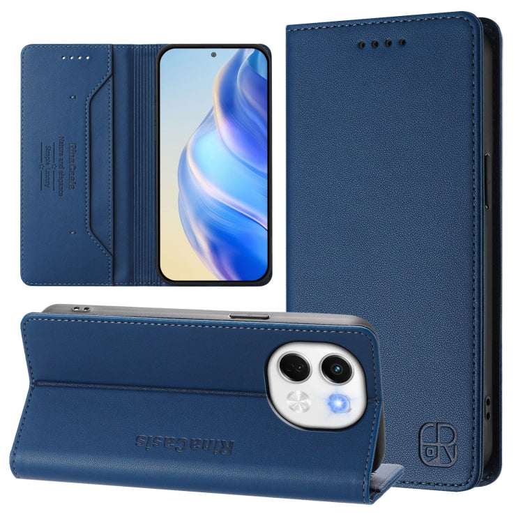 RC01 Dual-Folded Magnetic Suction RFID Leather Phone Case, For Tecno Camon 30S / 30S Pro 5G, For Tecno Spark 30 5G / Pova 6 Neo 5G, For Tecno Spark 30 Pro 4G, For Tecno Spark 30 4G, For Tecno Spark 30C 5G / Pop 9 5G, For Tecno Spark 30C