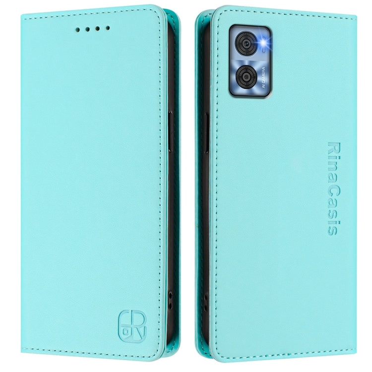 RC01 Dual-Folded Magnetic Suction RFID Leather Phone Case, For Motorola Moto E22 / Moto E22i, For Motorola Moto S30 Pro / Edge 30 Fusion, For Motorola Moto G22 / E32 / E32s, For Motorola Moto G62 5G / Moto G62 India                                     ...