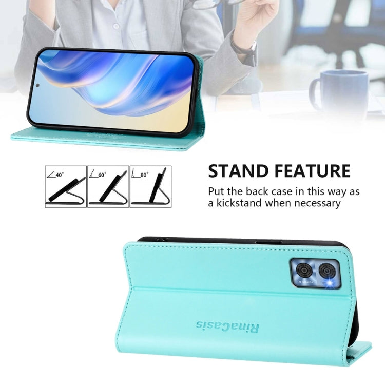 RC01 Dual-Folded Magnetic Suction RFID Leather Phone Case, For Motorola Moto E22 / Moto E22i, For Motorola Moto S30 Pro / Edge 30 Fusion, For Motorola Moto G22 / E32 / E32s, For Motorola Moto G62 5G / Moto G62 India                                     ...
