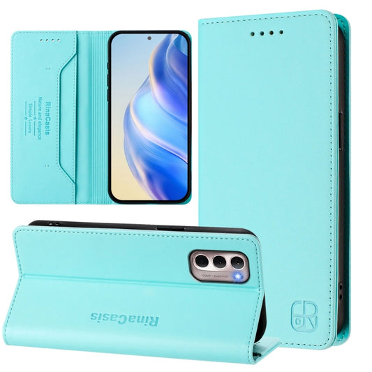 RC01 Dual-Folded Magnetic Suction RFID Leather Phone Case, For Motorola Moto G Stylus 4G 2022, For Motorola Moto E40 / E30 / E20, For Motorola Moto G51 5G, For Motorola Moto G31 / G41, For Motorola Moto G Power 2022, For Motorola Moto G71 5G