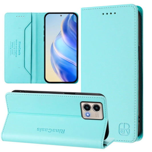 RC01 Dual-Folded Magnetic Suction RFID Leather Phone Case, For Motorola Moto G Stylus 5G 2023, For Motorola Moto E13, For Motorola Moto G73, For Motorola Moto G 5G 2023, For Motorola G Pure / Moto G Play 2023, For Motorola Moto G72