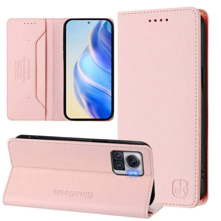 RC01 Dual-Folded Magnetic Suction RFID Leather Phone Case, For Motorola Moto E22 / Moto E22i, For Motorola Moto S30 Pro / Edge 30 Fusion, For Motorola Moto G22 / E32 / E32s, For Motorola Moto G62 5G / Moto G62 India                                     ...
