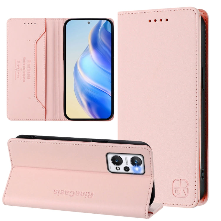 RC01 Dual-Folded Magnetic Suction RFID Leather Phone Case, For Realme C30 4G / Narzo 50i Prime / C30s, For Realme GT Neo 3T, For Realme 9 Pro+ 5G / 9 4G Global, For Realme GT Neo 3, For Realme 8 5G / 9 5G Indian / V13 5G                                ...